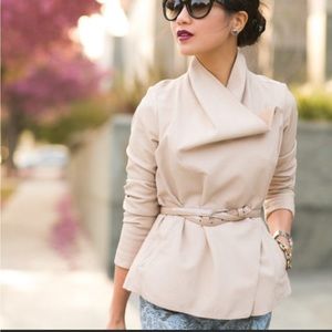 Allsaints Carmine Leather Jacket size US 6 UK 10